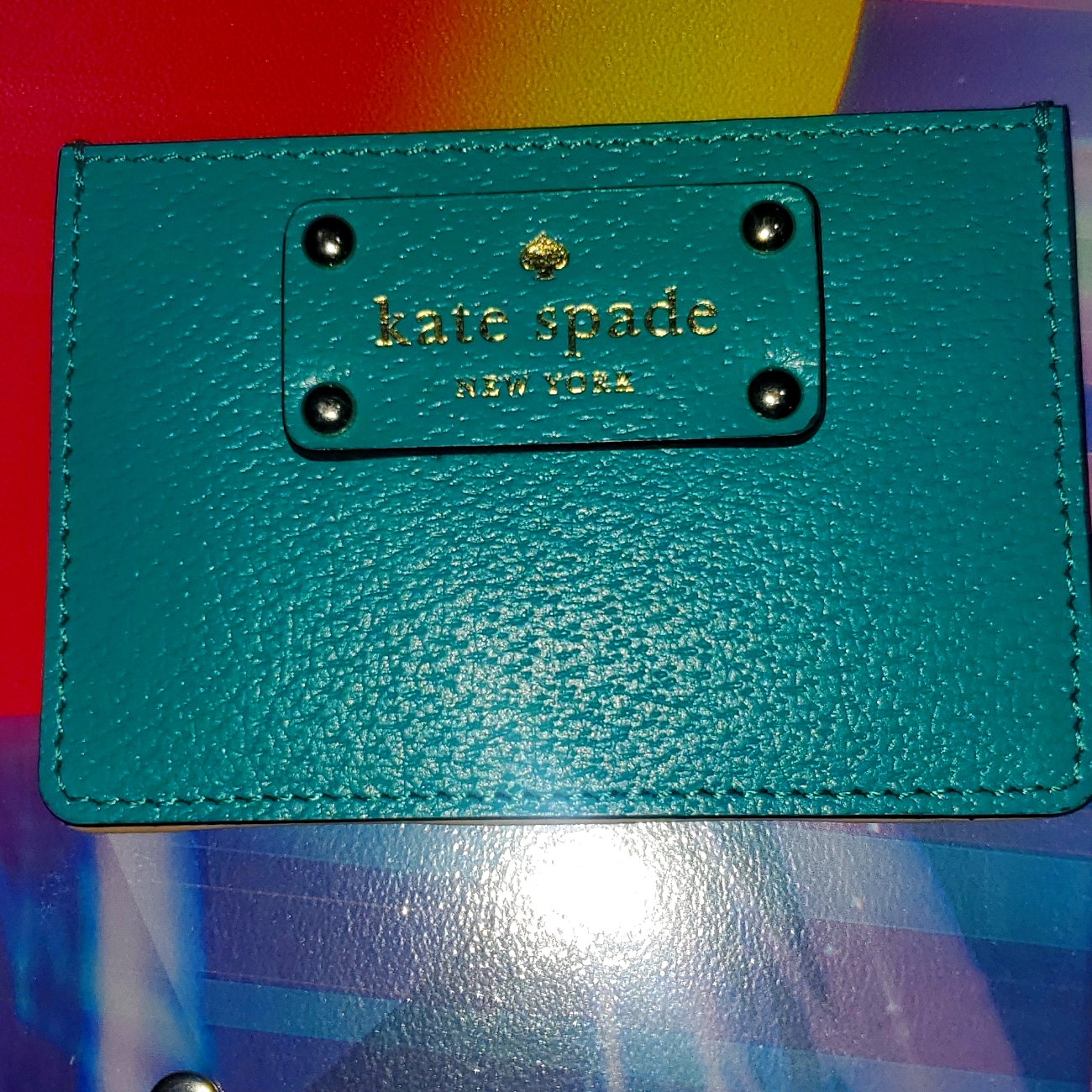 Kate Spade Teal Card Case